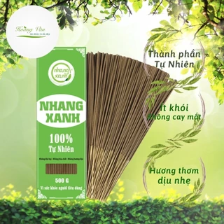 Nhang Xanh trầm hương sạch tự nhiên - Hộp 500 gram