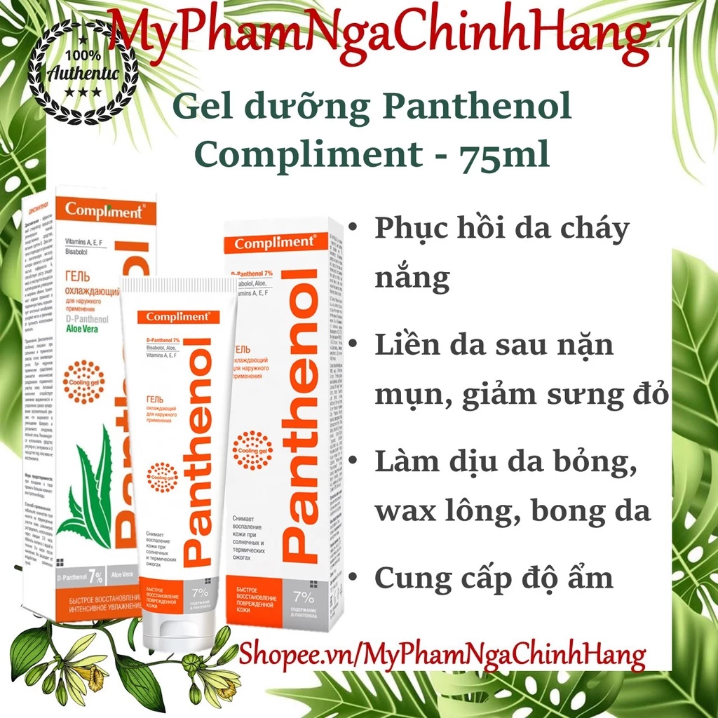 Kem , gel dưỡng panthenol b5 compliment phục hồi da