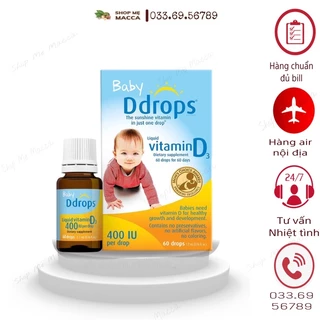 Baby Ddrops Vitamin D3 ddrop cho bé 90 giọt