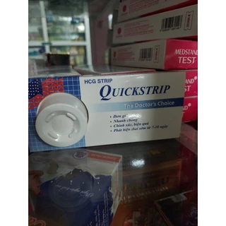 Que thử thai Quickstrip ( quick strip) trắng xanh phát hiện sớm sau 7 ngày