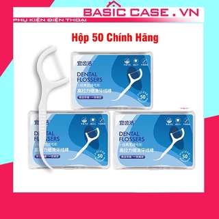 Tăm chỉ nha khoa hộp 50 Cây ,tăm chỉ vệ sinh răng miệng tiện lợi [Hộp Tăm]