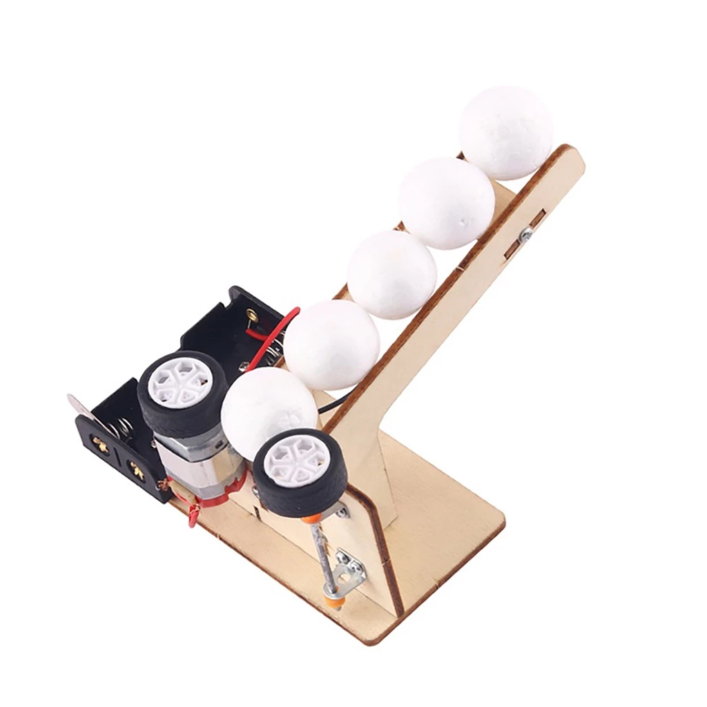 Đồ chơi trẻ em S31 thông minh sáng tạo STEM (STEAM) mô hình lắp ráp máy bắn bóng bằng gỗ