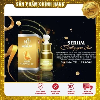 Serum collagen 3W HUỲNH ĐỖ 30ml, mờ thâm nám, cấp ẩm, ngăn lão hóa da