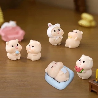 Tượng Heo Con mini trang trí ô tô, bàn làm việc, bánh kem đáng yêu dễ thương 💕FREESHIP 50k💕 - Linh tinh 10k