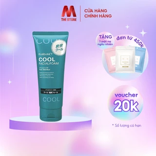 Sữa rửa mặt nam bạc hà mát lạnh Pharmaact Cool Facial Foam làm sạch sâu bã nhờn tuýp 130g