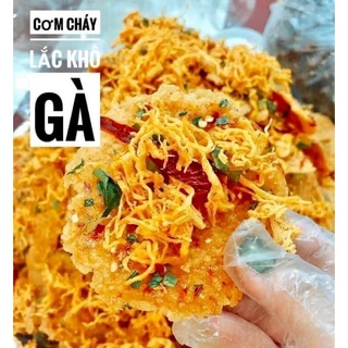 Cơm cháy lắc khô gà lá chanh túi 100g đồ ăn vặt Hà My