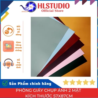 Phông Giấy Chụp Ảnh 2 Mặt Kích Thước 57x87cm Dày Dặn Không Thấm Nước, Phông Nền Chụp Ảnh Siêu Đẹp HL Studio