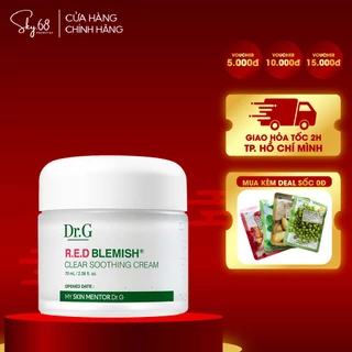 Kem Dưỡng Ẩm Cho Da Mụn Dr.G Red-Blemish Clear Cream 70ml