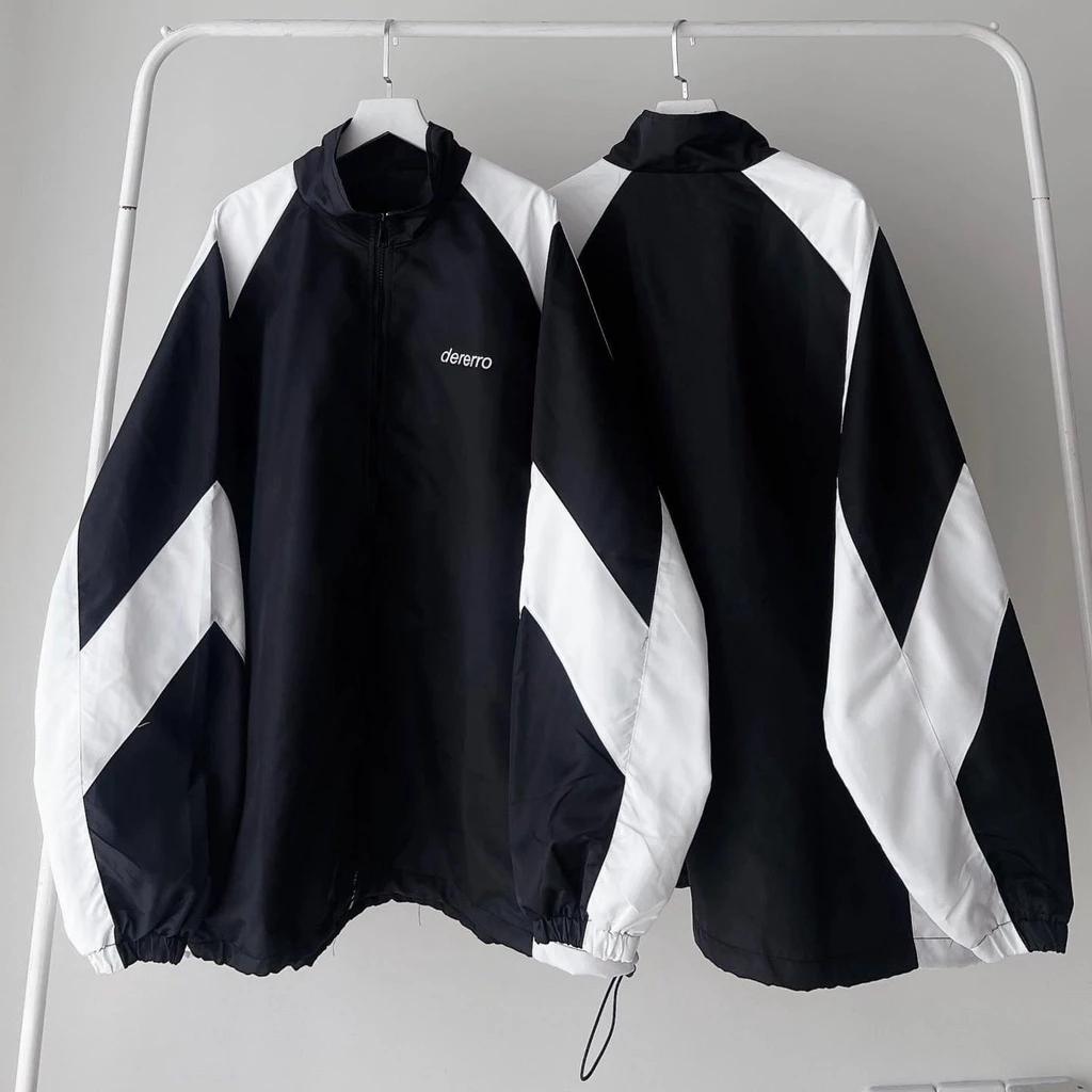 Áo Khoác Dù Dererro Vải Gió 2 Lớp Unisex Form Rộng Nam Nữ