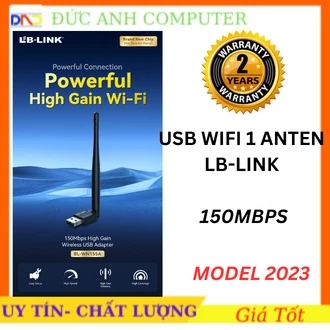 Usb Thu Wifi LBLINK BL- WN155A Có 1 Râu-Usb Kết Nối Wifi Có Ăng ten, Tăng Tốc Độ Wifi