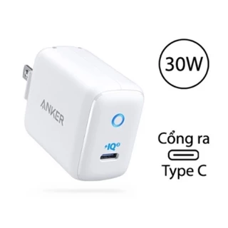 Củ sạc nhanh 30W Anker A2615 IQ, PD 3.0 sạc nhanh mọi thiết bị