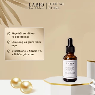 Serum Dưỡng Trắng Tế Bào Gốc LABIO Glutathione 30ml- Dưỡng Trắng Sáng Da, Mờ Thâm Nám Với Alpha Arbutin 1%