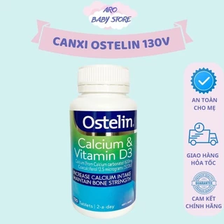 Canxi bầu Úc Ostelin Calcium & Vitamin D3 130 viên, thực phẩm bổ sung cho mẹ bầu