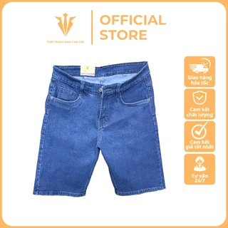 Quần Đùi Trung Niên Chất Jean 3 Màu Túi Ngang - Quần Short Jean  Nam Co Giãn Năng Động Trẻ Trung