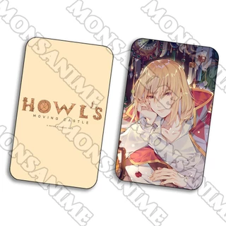 Ảnh card bo góc in hình Lâu Đài Di Động Của Howl - Howl's Moving Castle 5*8cm anime chibi sưu tầm 1 tấm
