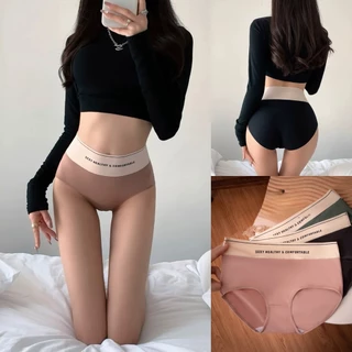 Quần Lót Nữ Cotton Viền Su Tàng Hình Chữ Sexy Healthy Thể Thao