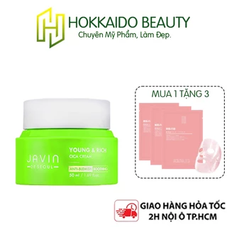 Kem dưỡng phục hồi da kích ứng Hàn Quốc Javin De Seoul Young & Rich Cica Cream 50g