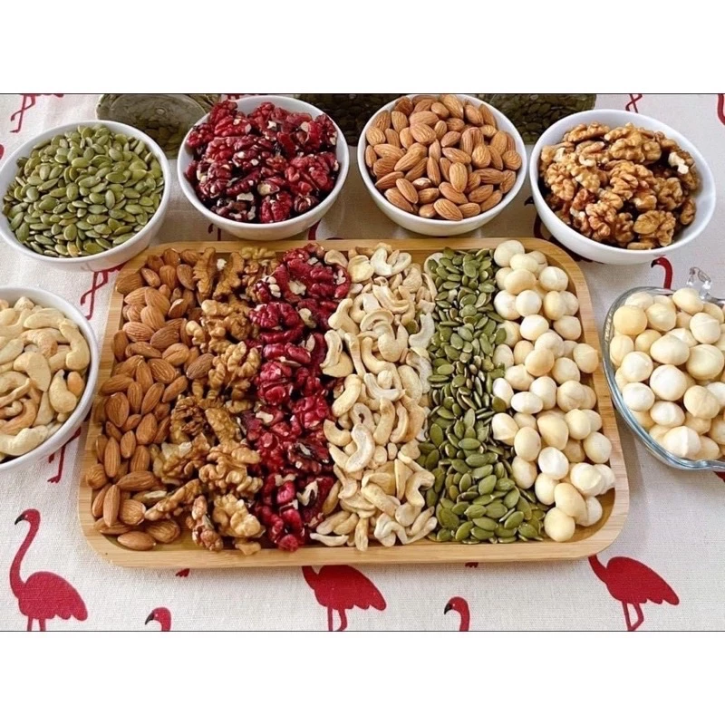 Granola siêu hạt 100% hạt dinh dưỡng ăn kiêng,giảm cân, eat clean hộp 500gr