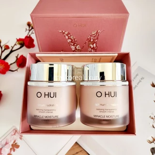 Set kem dưỡng ẩm Ohui Miracle Moisture Cream (60ml + 60ml)