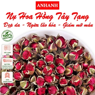 ✅[CHÍNH HÃNG] Trà Hoa Hồng Tây Tạng 100gr Sấy Khô Nguyên Nụ Thơm Đẹp Đẹp Da, Giảm Stress, Thải Độc, Chống lão hóa