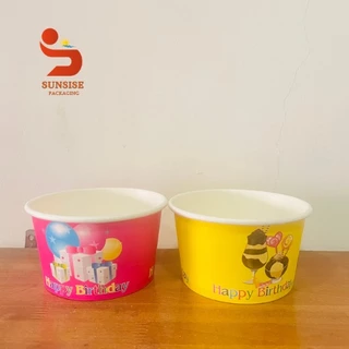 Tô Giấy In Hình 290ml - 50 Cái/Dây