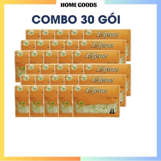 Combo 30 gói giấy ăn gấu trúc than tre ELENE siêu dai mềm mịn