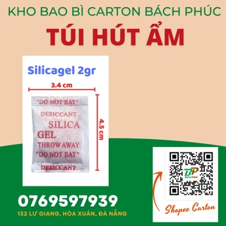 1KG Gói Hút Ẩm đóng túi  loại 2gr Silica Gel - Gói Chống Ẩm Lớn -Hạt chống ẩm mốc, khử mùi - Bách Phúc