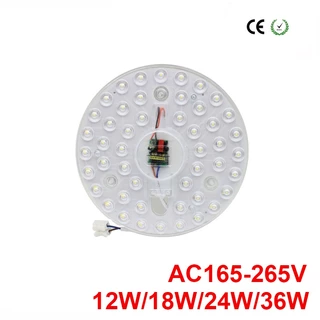 Bảng Đèn LED Tròn Gắn Trần 12W 18W 24W 36W SMD 2835 Tiết Kiệm Năng Lượng 220V