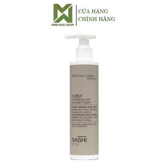 Kem dưỡng mềm mượt tạo kiểu và giữ sóng cho tóc xoăn Nashi Curly Hydrating Curl Booster Cream 200ML chính hãng