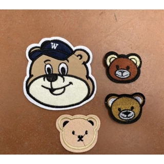 sticker , logo thêu các hình gấu ủi nhiệt