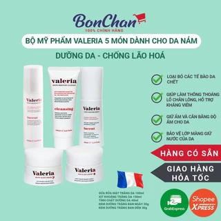 [Hàng Cty] Bộ Mỹ Phẩm Valeria 5 Món dành cho da Nám, trắng sáng da tự nhiên