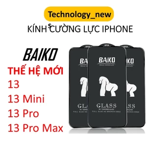 Cường lực iPhone Kingkong Baiko 13 pro max, 13 pro, 13 mini full màn hình siêu mượt siêu cứng