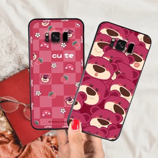 Ốp lưng Samsung S8 / S8 Plus / S8+ GẤU DÂU LOTSO đỏ cute đẹp siêu rẻ