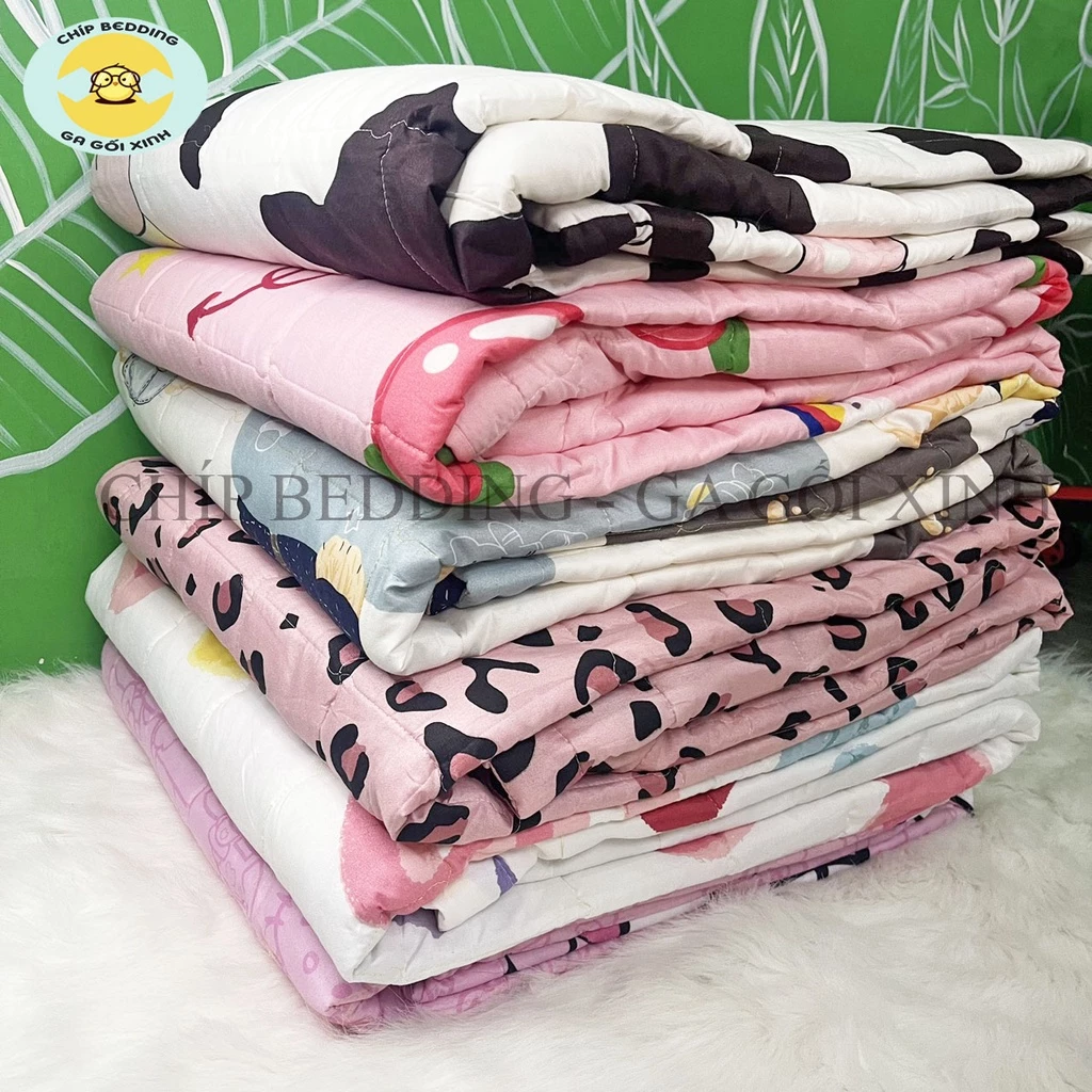 CHĂN HÈ TRẦN BÔNG COTTON POLY 1M8X2M