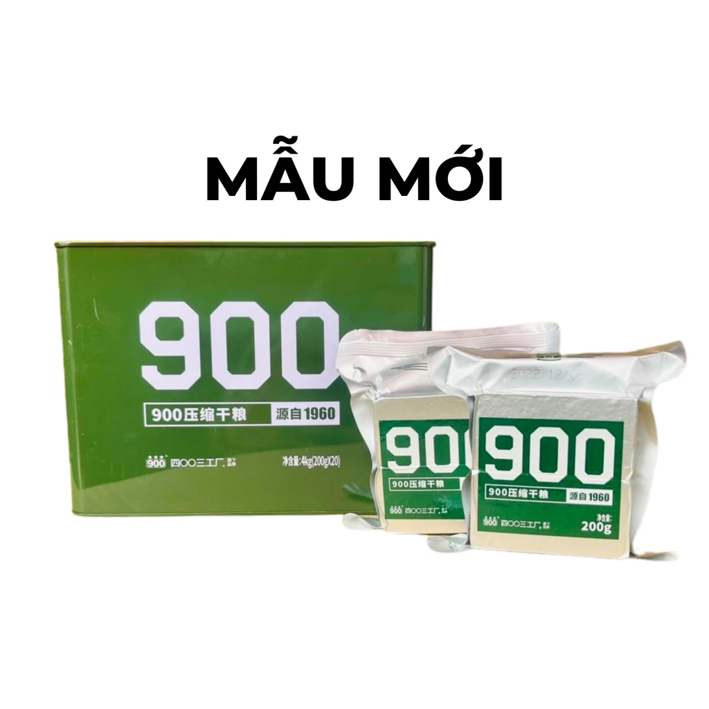 [4KG] Hộp 4KG lương khô hộp sắt 900 thương hiệu 900***