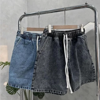 Quần short jean PACSUN ống rộng màu XANH/XÁM - Quần ngố bò form Nam nữ unisex ❤️ Jaystoree2