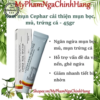 Kem Lưu huỳnh Cephar chấm mụn bọc, mủ,trứng cá Mỡ lưu huỳnh mụn Nga