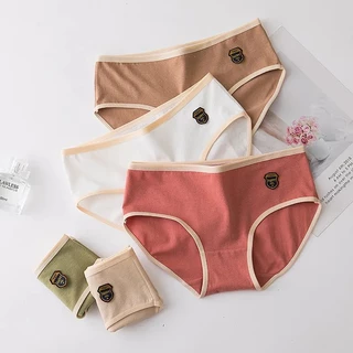 Set 10 Quần lót nữ cotton dễ thương mềm mại tôn dáng - Hàng xuất Nhật Happy girl mã QLN110