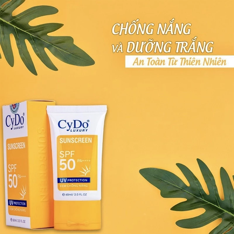 KEM CHỐNG NẮNG CYDO LUXURY SUNSCREEN UV PROTECTION SPF50 PA++++ 60ML