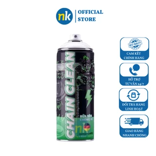 Chai xịt rửa sên, vệ sinh sên, xích xe máy, xe mô tô xe đạp Sprayking Chain Clean 400ml (Mẫu Mới)