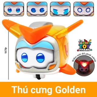 Đội bay siêu đẳng SUPERWINGS - Thú cưng siêu cấp Golden - Có đèn phát sáng