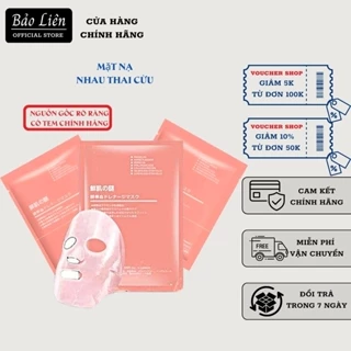 Combo 3 Mặt nạ nhau thai cừu tế bào gốc Nhật Bản Rwine Beauty dưỡng da, cung cấp độ ẩm, tái tạo collagen