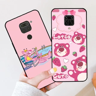 Ốp lưng Xiaomi Redmi Note 9 / Note 9s / Note 9 Pro in hình gấu dâu losto, pink panther đáng yêu,hot trend.