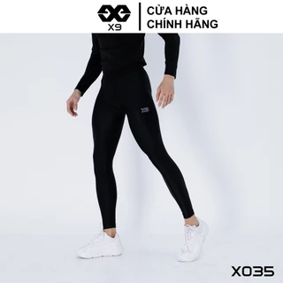 Quần Dài Legging Nam Thể Thao Tập Gym Giữ Nhiệt Đá Bóng Chạy Bộ Bóng Rổ - Thương Hiệu X9 Sportswear - X035