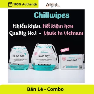 Khăn Mặt Khô Cao Cấp Chillwipes Dùng 1 Lần:  Lau Khô, Lau Ướt,Tẩy Trang (Đủ Loại)