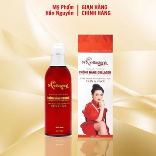 Kem chống nắng HA dưỡng trắng da thích hợp cho da dầu Ncollagen Hân Nguyễn 150ml 8938526572263