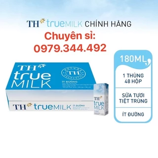 SỮA HỘP TH ÍT ĐƯỜNG 180ml