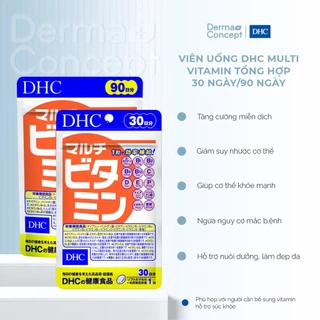 Viên uống DHC Multi Vitamin tổng hợp 12 loại vitamin thiết yếu 30 ngày/90 ngày