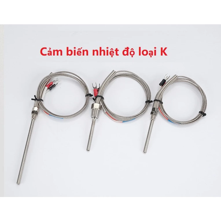 Cảm biến nhiệt độ loại K 0-400 độ C dây 3 mét