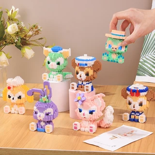 Đồ chơi mô hình lắp ráp 3D các nhân vật hoạt hình gia đình Duffy :Star Delu,Anqi,Lena Belle,Geratoni,Tôm,Jerry....